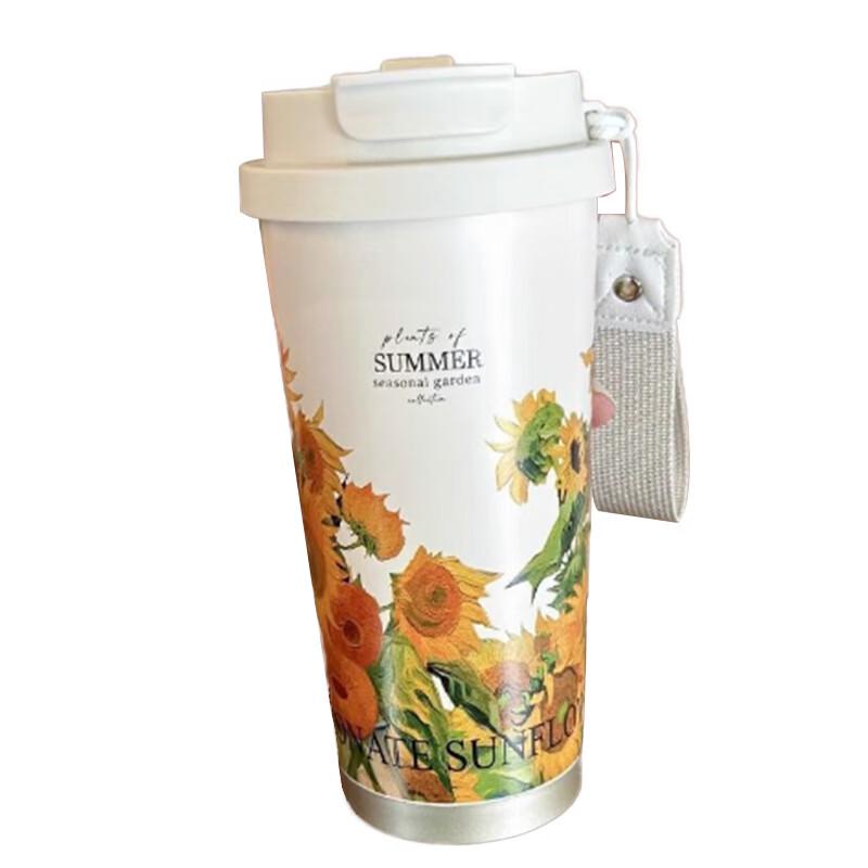 YOTU 500ml Insulated Dual-Drink Coffee Mug