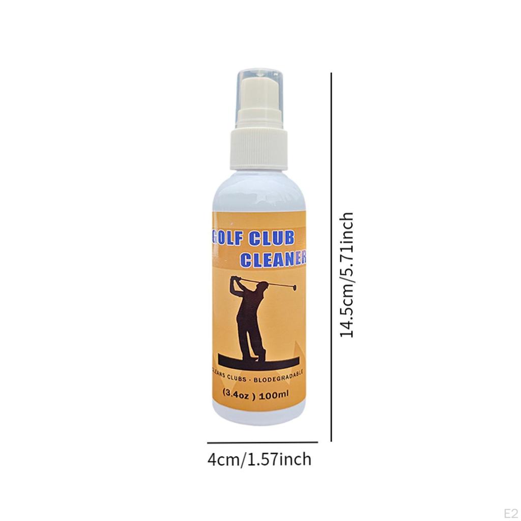Soluzione Pulizia Pulitore Grip da Golf 100 ml Facile da Usare Multifunzionale con Asciugamano Mazza