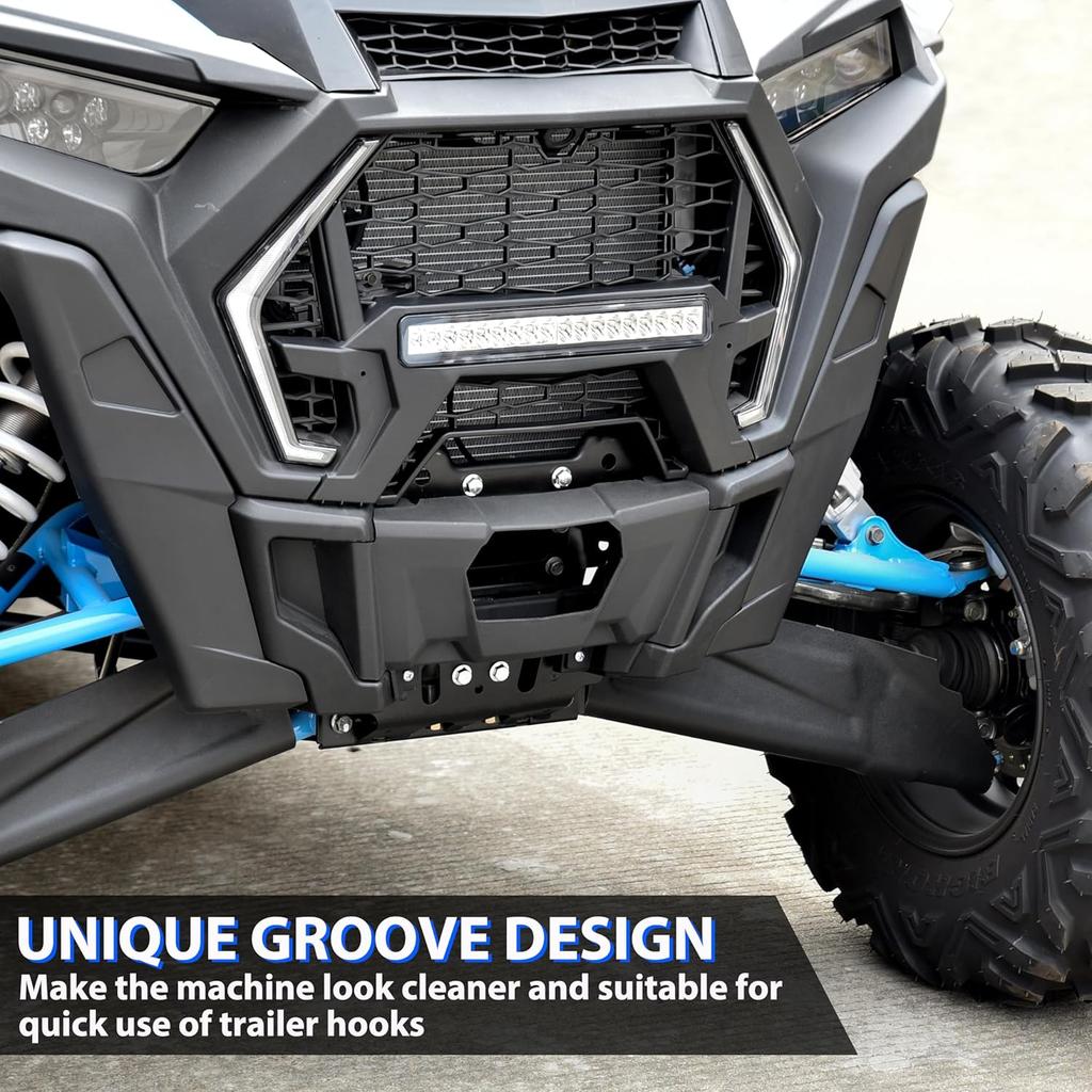 SAUTVS Winch Cover Kit for RZR, Waterproof Silt Proof Front Winch Cover for Polaris RZR XP/XP 4 1000 Turbo Trail 2019-2023 Accessories (Replace