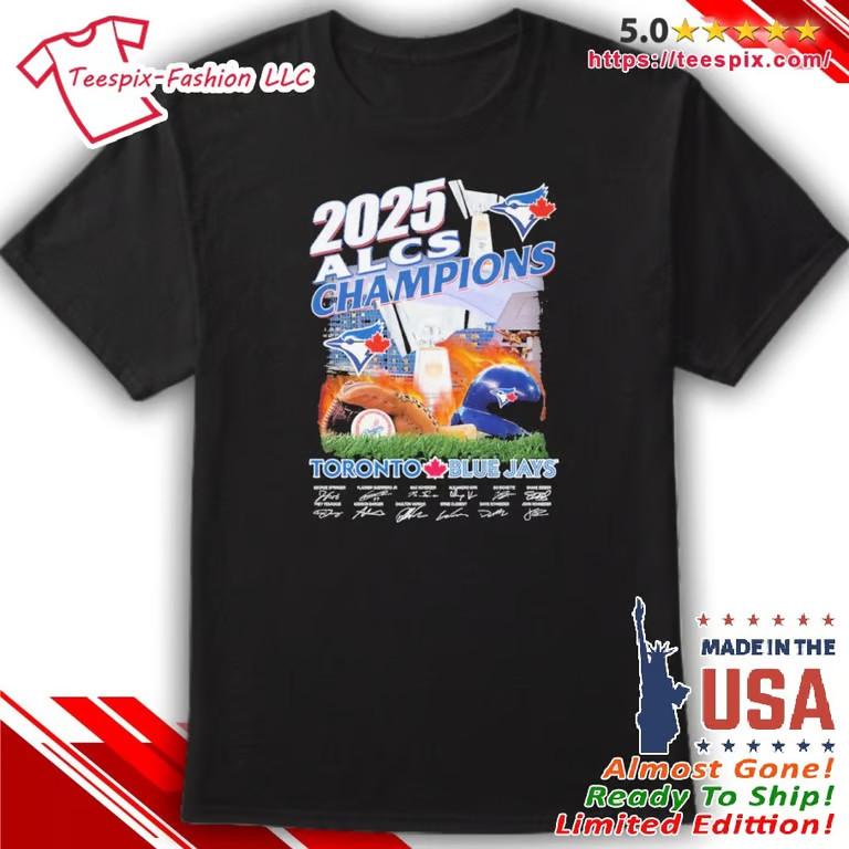 2025 ALCS Champions Blue Jays Signature Shirt Unisex T-Shirt XXXXL