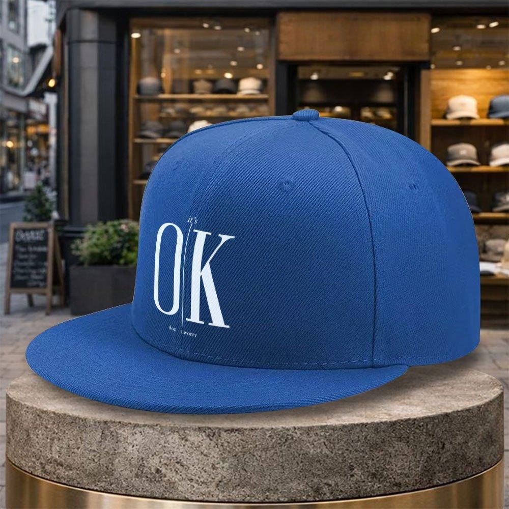 Pc of No Problem Printed Baseball Cap Unisex FlatBrimmed HipHop Hat Street Fashion Outdoor Sports Baseball Cap Suitable Fo