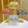 Luxuriöse Damen-Abendclutch mit Strassverzierungen für formelle Anlässe