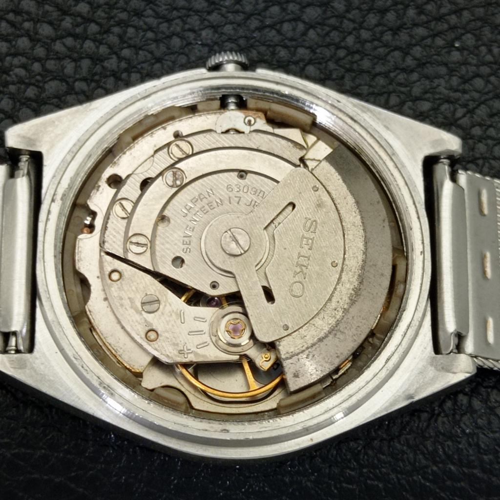 Seiko 5 AUTOMATIC JAPAN 6309A MENS VINTAGE WHITE COLOR DIAL WATCH A701354-5 R206a-a701354