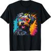 Yorkshire Terrier Portrait Pop Art Coloré T-shirt pour Amoureux de Yorkie