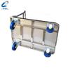 OLOMM Foldable Stainless Steel Flat Hand Cart