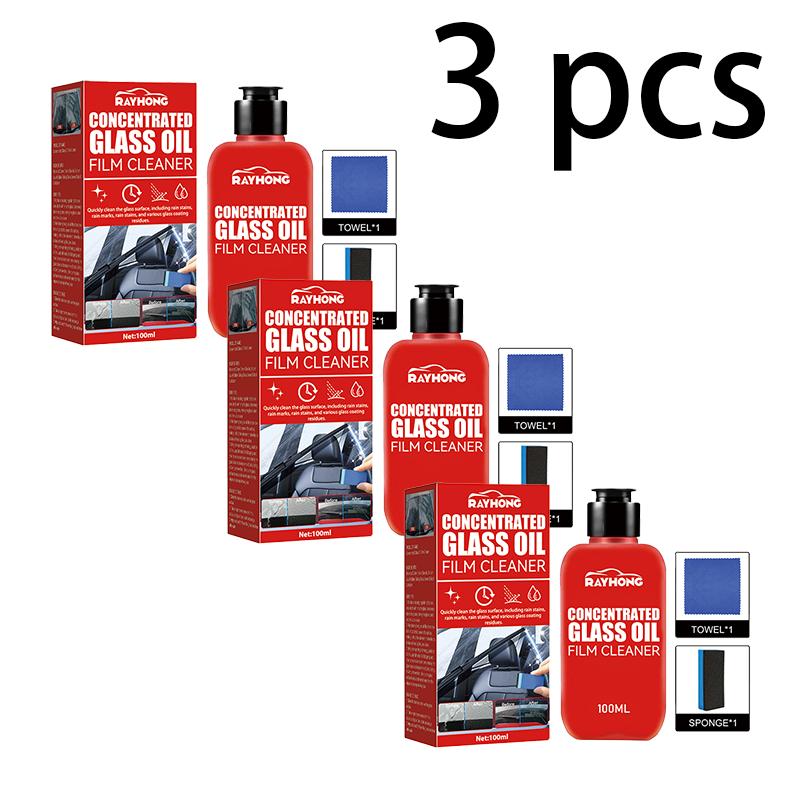 RAYHONG Konzentrierter Glasölfilmreiniger Entfettend Regendicht Auto Windschutzscheiben Beschlagschutzreiniger