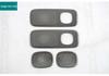 Black Titanium Stainless Steel Speaker Covers for GAC AION 26 HaoBo A800 - Front & Rear Roof Interior Modification
