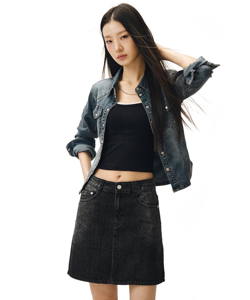 Deketeuumeon Signature Mini Skirt Dcsk001Blacka