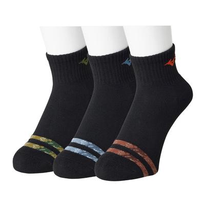 Durable Socks for with Reinforced Toes and Terry 10cm Assortment Sizes Cm Cm Men's Sports, School, Heels, Sole, Length, 3-Pair Set, 981-305 B, 26.0 -