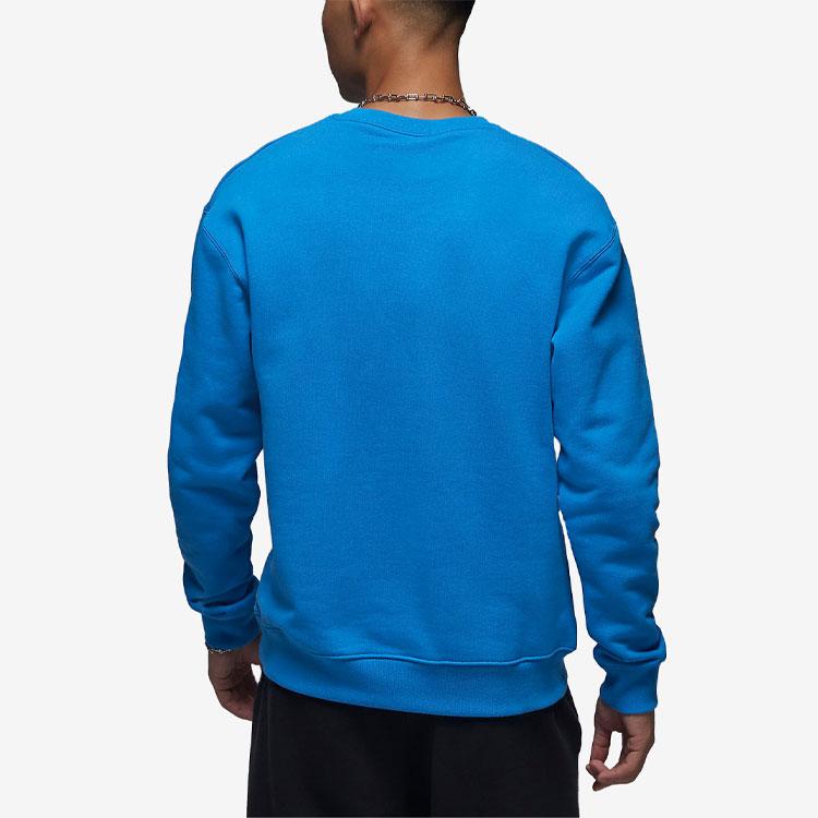 Jordan Solid Color Logo Sweatshirt Men Tops Blue FB7658-435