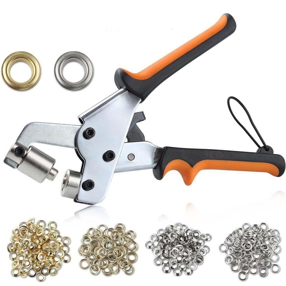 With Grommets Eyelet Setter Hand Press Hole Punch Pliers Lightweight Manual Puncher Nylon