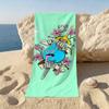 Cartoon Slime D-dragon Quest Children Towel For Beaches Yoga Studios Gyms Hot Springs Swimming Pools And Picnics