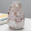 Vases Mosaic Glass Vase Home Decor Accessories