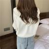 Women's Spring Autumn Thin Loose Short Sleeve Long Sleeve Hoodie Casual Sports Jacket