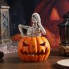 Festives Decorative Light Energy Efficient Halloween Pumpkin Skull Lamp Figurine for Parties and Homes Home Decorations HX6C