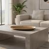 Gehämmerte Schale Dekoratives Aluminium Texturiert für Couchtisch, Eingangskonsole