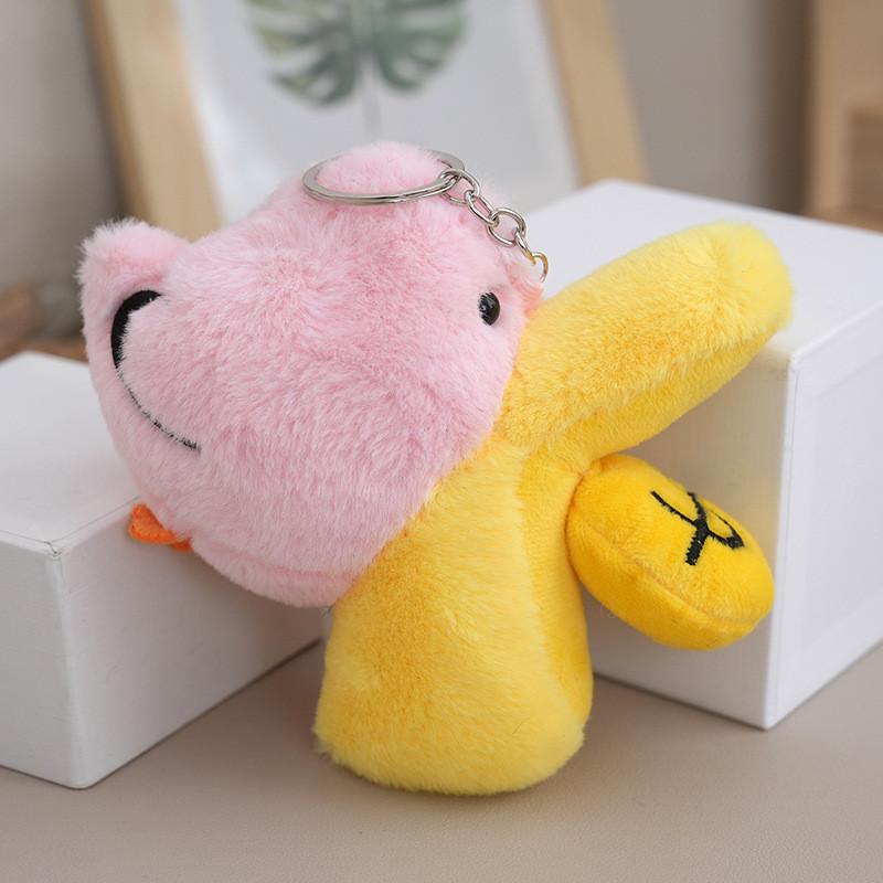Fluffy Pelican Plush Toy Keychain Adorable Duckling Backpack Charm For Kids
