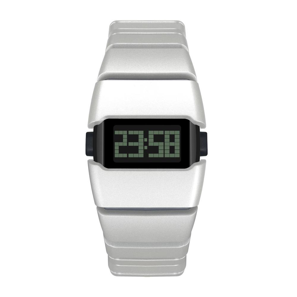 American Fashion LED Electronic Watch Silicone Watch Strap Rectangular Dial Quartz Watch Waterproof Men's Electronic Watches