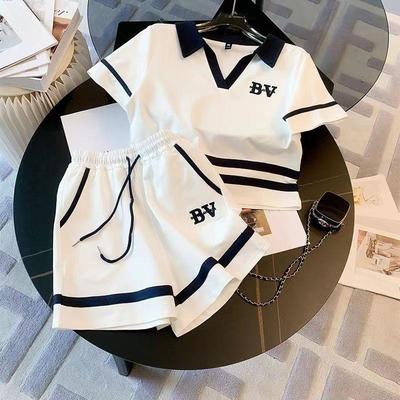 Summer Sports Suit Women's Loose Casual Shorts Two-piece Suit