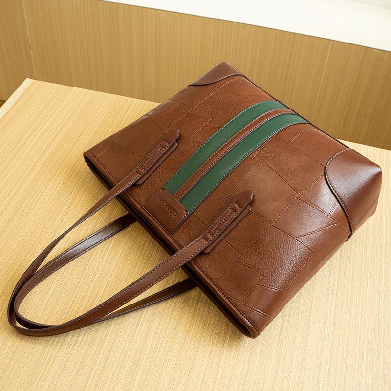 Commuting New European and American Fashion Handbags with High End and Versatile Large Capacity One Shoulder Casual Tote Bag
