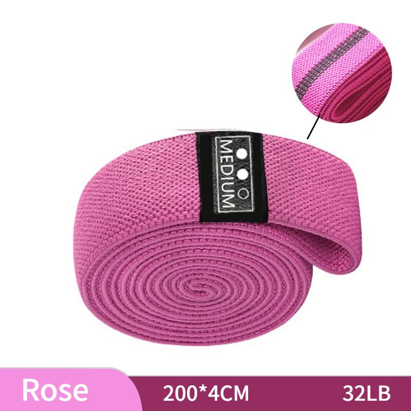 105lb Long Resistance Loop Band Kit Unisex Fitness Yoga Elastic Bands Hip Circle Thigh Squat Band Workout Gym Equipment for H Practical Use