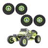 1 12 RC Car Tires Wheel Model Spar Parts for Wltoys 12428 12423(left Right Tire, 4pcs)