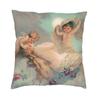 Nordic Victorian Angel Cushion Cover Velvet Fairies Sea Throw Pillow Case Living Room Decoration Pillowcase