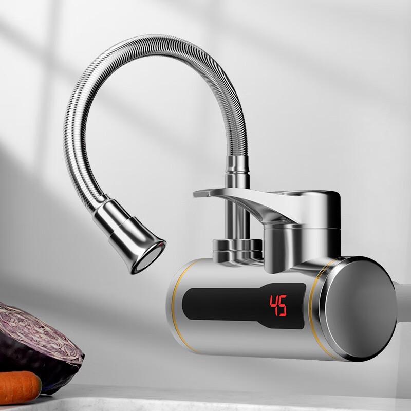 SBPG Wandmontierte Edelstahl-Sofort-Warm- und Kaltwasserarmatur