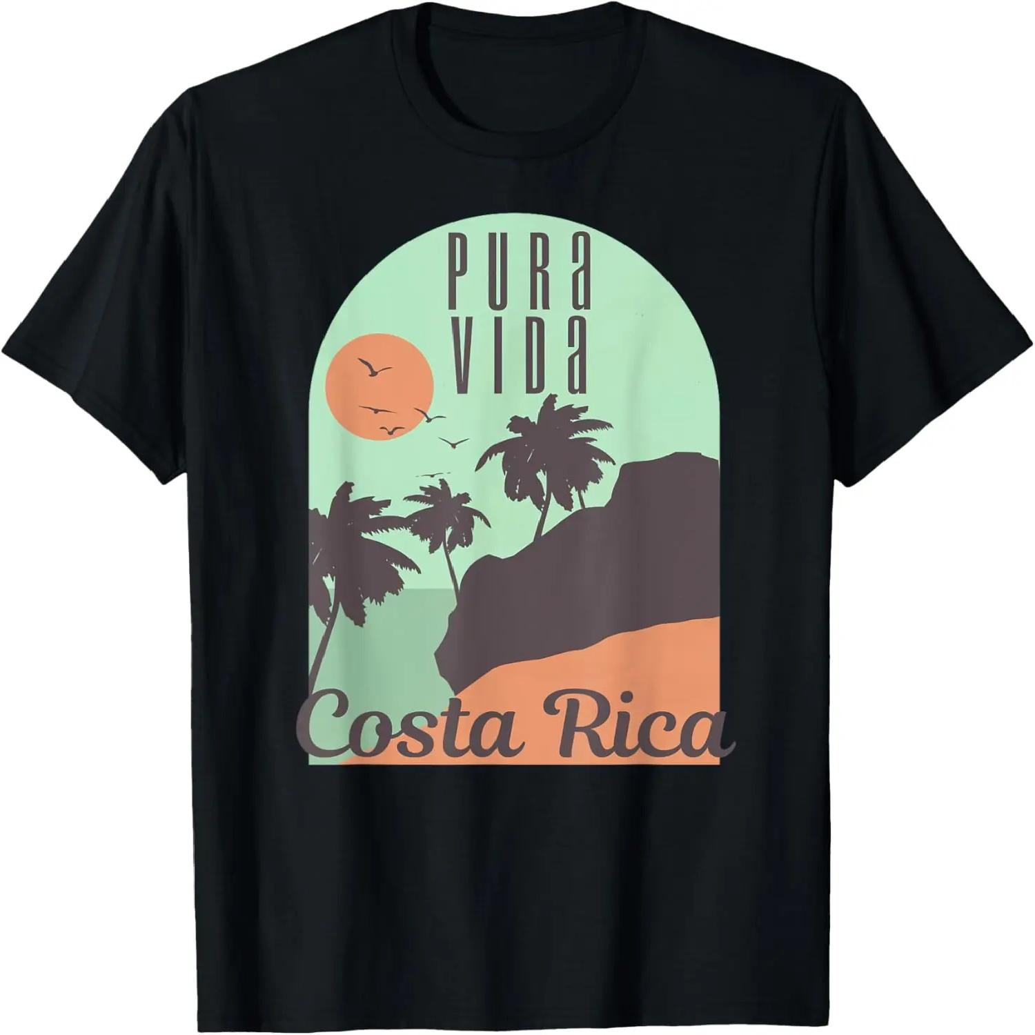 Costa Rica Vintage Souvenir T-Shirt XXXXXL чёрный