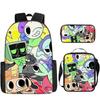 Dandy'S World Student School Bag Dandy'S World Cartoon Cute Backpack Three-Piece Set Satchel Bag Pencil Case