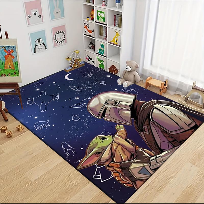 1Pc Darth Vader'S Shadow Carpet Rug Customizable Soft Washable Antislip Home Living Room Sofa Mats Personalized Rug 0917170