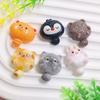 Hot Selling 100Pcs/Lot Mixed Kawaii Cartoon Animals Flatback Resin Charms for DIy Projects Scrapbooking Phone Case Decoration