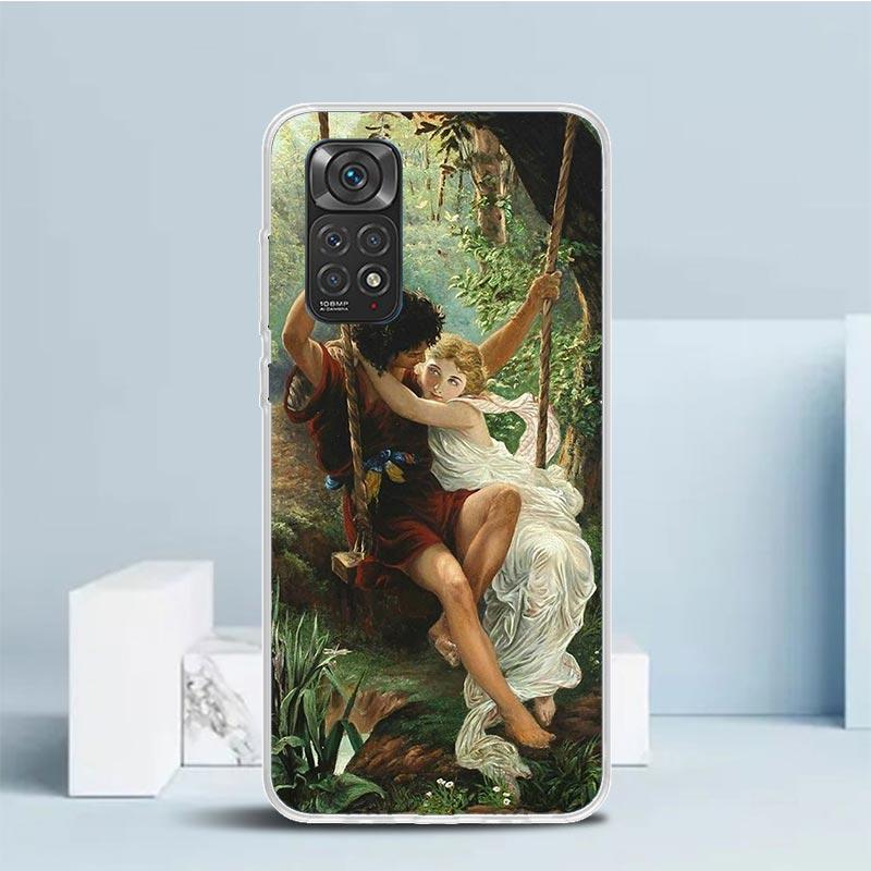Paint Art Renaissance Phone Case For Xiaomi Redmi Note 15 14 14S 13 12S 12 Pro Plus 11S 11 11T 11E 10S 10 + Soft TPU Back Cover