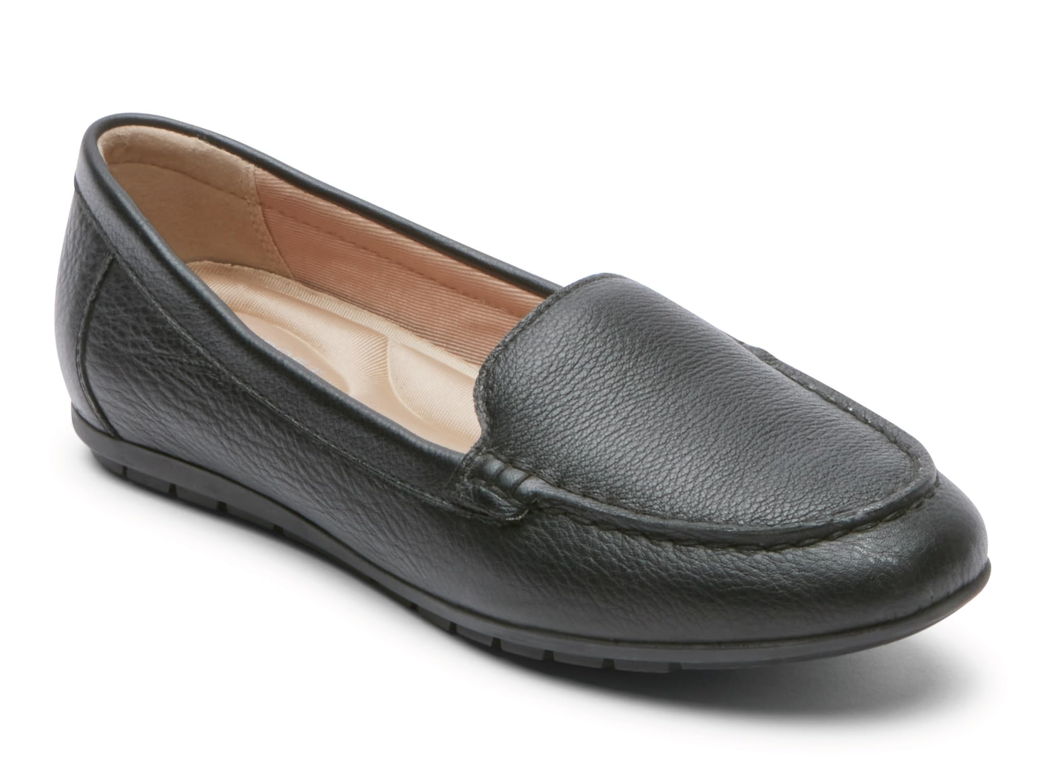 

Rockport Women s Demisa Two-Plain Moccasin, Black, Size 23.5cm, Medium