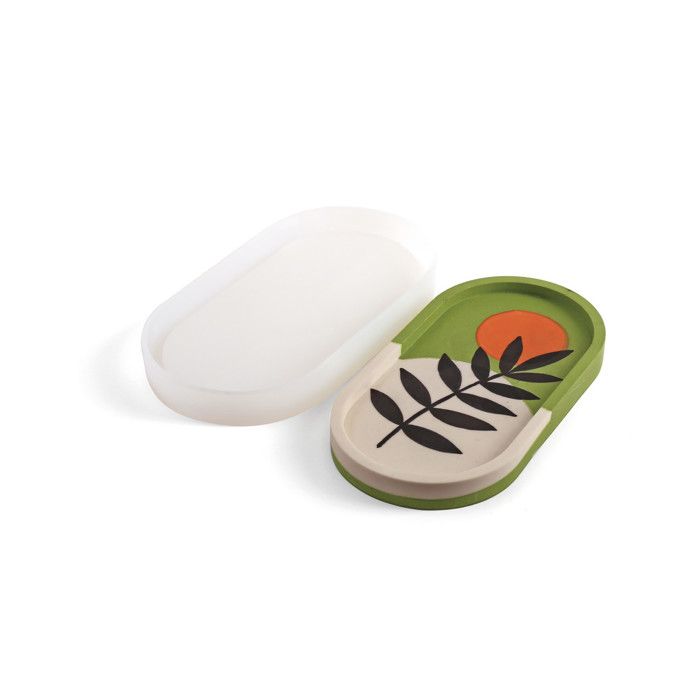Moule en Silicone Coupe Ovale 18 x 9,5 cm