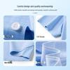 MONTAGUT Men's Cooling Plaid Silk Linen Blend Short Sleeve Shirt