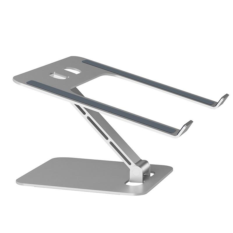 

Multi Functional Portable Aluminum Alloy Laptop Stand with Adjustable Gaming Height and Heat Dissipation Bracket серебряный