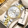 BINBOND Stainless Steel Luminous Waterproof Watch For Man Luxury Reloj Original Accurate Quartz Men's Watches Auto Date Sturdy