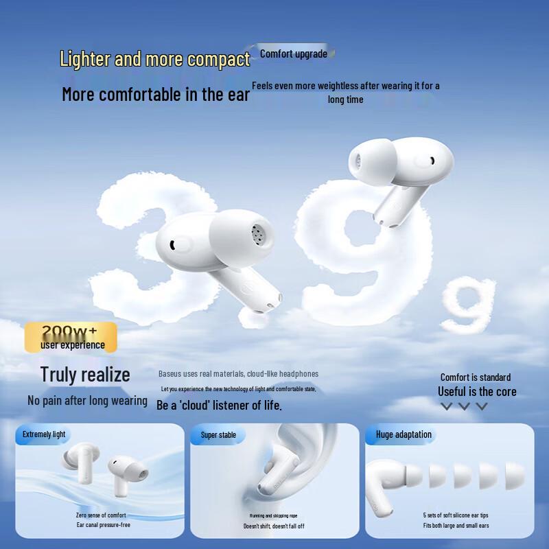 Baseus M3s Hybrid ANC Wireless Earbuds