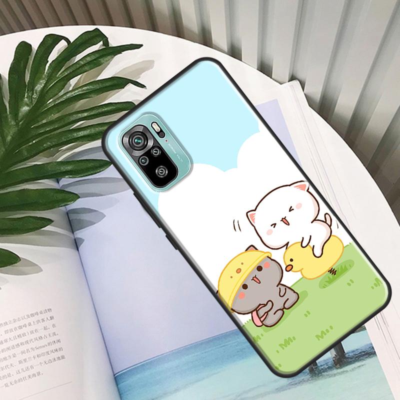 

Чехол с изображением персикового кота для Xiaomi Redmi Note 11 Pro, задняя крышка для Redmi Note 10 8 9 Pro 9S 10S 9A 9C 9T Redmi Note 10S