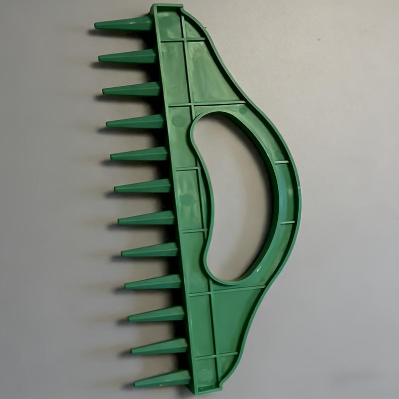 1PC Multi-tooth Garden Rake, High-quality Plastic, Fine Comb Teeth Can Easily Rake Soil