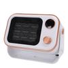 Desktop Heater Quiet Quick Heating   Ceramic Heater with 2 Speed Setting Tip Over Overheating Prevention for Indoor 1200W