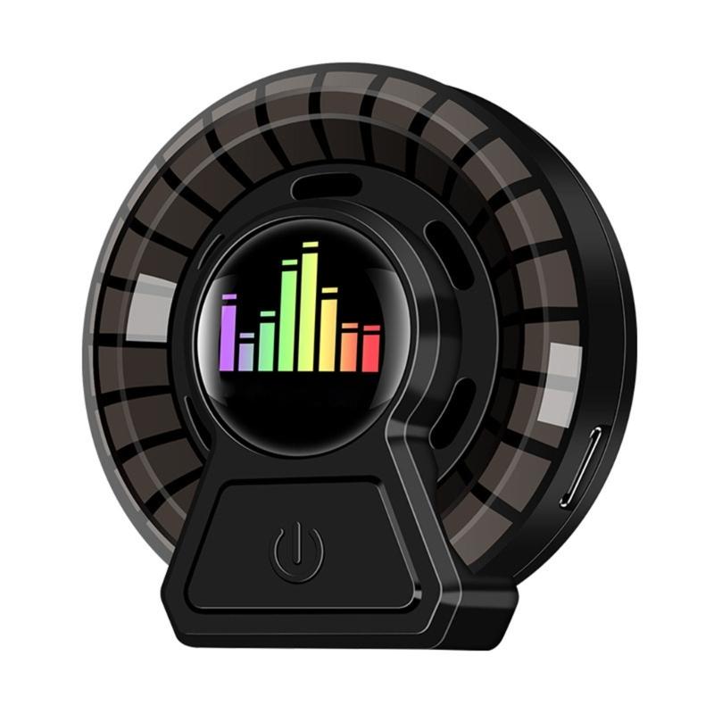 Car Music Rhythm Lamp with Diffuser Car Air Vent Dashboard Atmosphere Light Air Freshener Car Music Ambient Lights