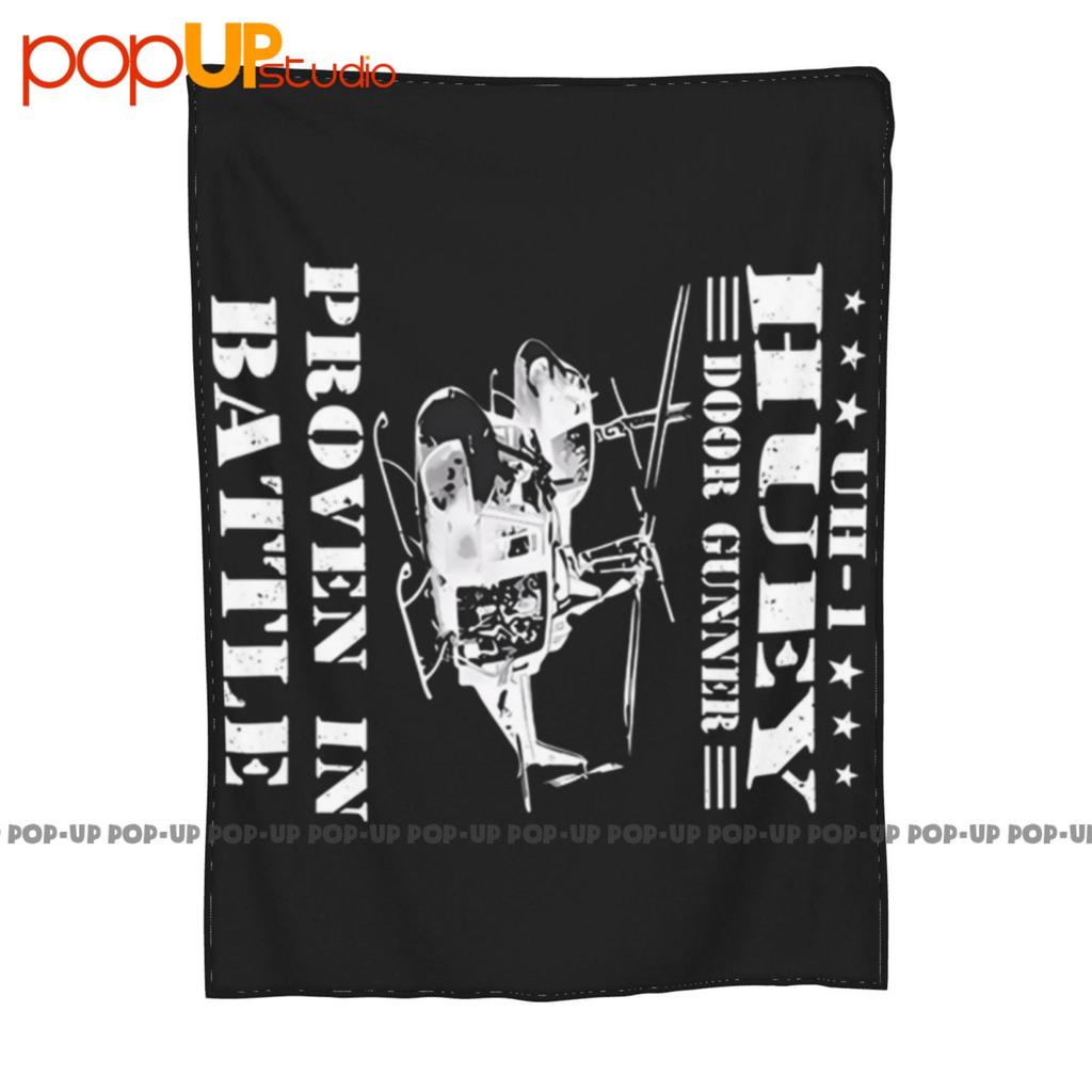 Huey Door Gunner Proven In Battle Helicopter Ultra-Soft Blanket Quilt Winter Sofa Cover Bed Covers