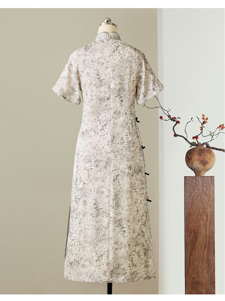 Qikai Victory Elegant Temperament Cheongsam Dress