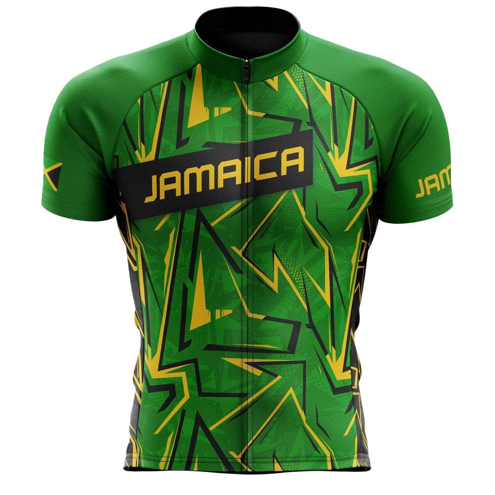

Jamaica National Team Cycling Jersey 2026 Set Green Short Sleeve Clothing Mens Road Bike Shirt Suit Bib Shorts MTB Maillot Ropa S