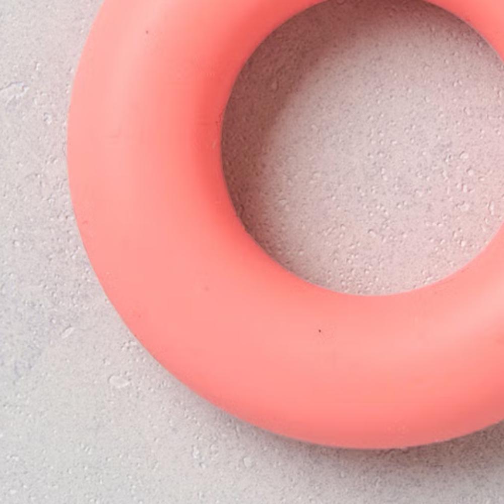 Donut-Shaped Pink Silicone Hand Gripper (Soft) 15kg