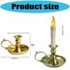 Artistic Metal Candleholder with LED for Romantics Dinner Setting Decors HX6C
