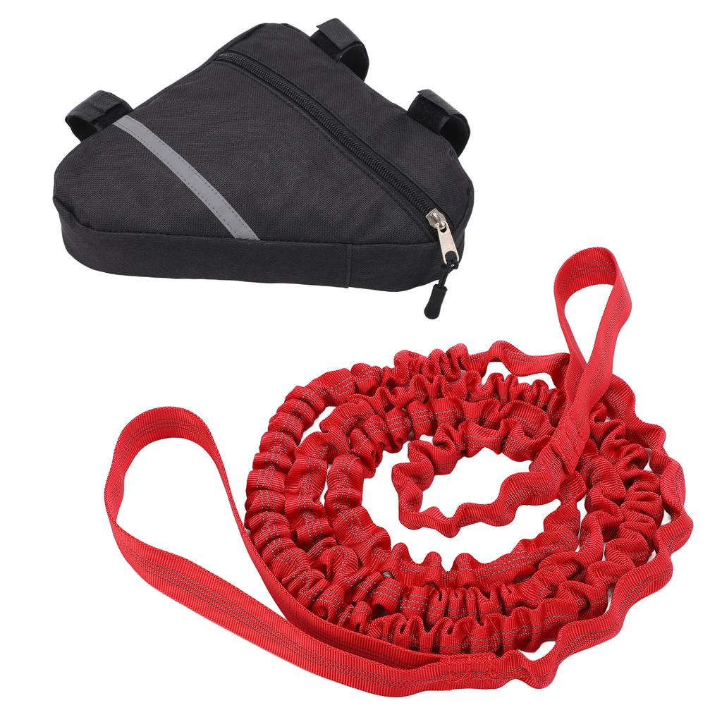 Linka Bungee do Holowania Roweru Pasek do Ciągnięcia Roweru Smycz Trakcyjna Przyczepka MTB dla Rodziny