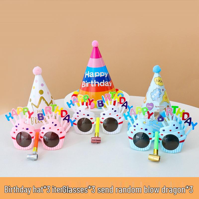 2025 Birthday Hat for Kids & Adults - First Birthday Party, Photo Props, Cake Hat